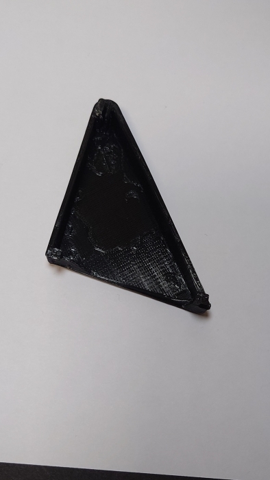 Preview: Spiegeldreieck rechts, schwarz