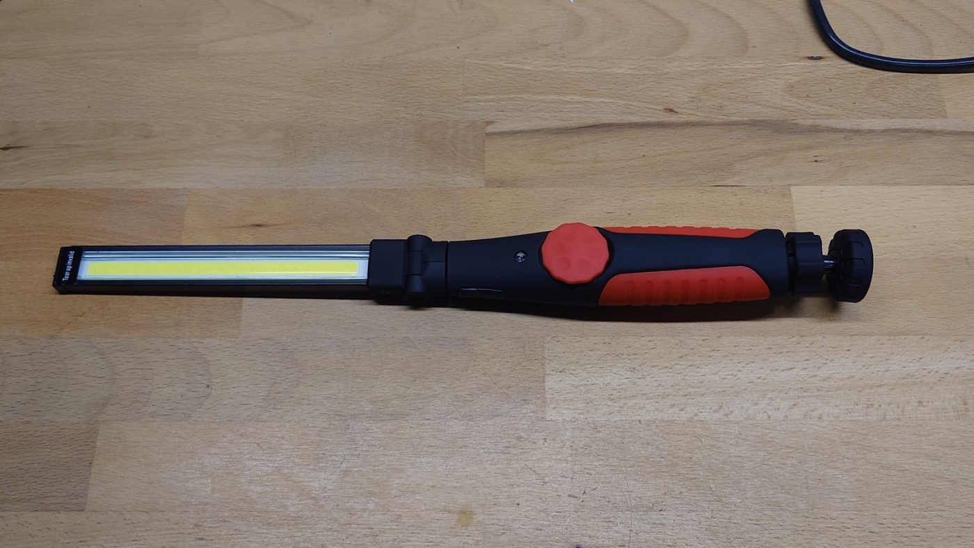 Akku Knicklampe COB Led