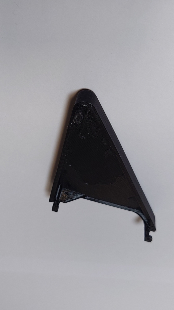 Spiegeldreieck rechts, schwarz